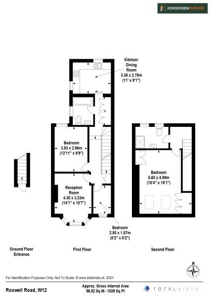 Floorplan for Roxwell Road, Shepherds Bush