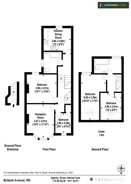 Floorplan for Birkbeck Avenue, Acton, London