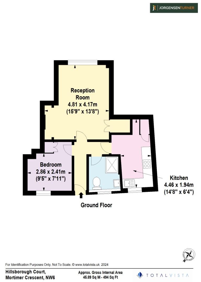 Floorplan for *HEATING AND HOT WATER INCLUDED* Mortimer Crescent, London, NW6