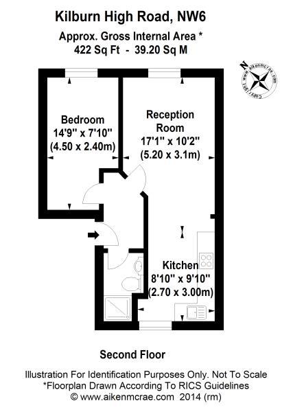 Floorplan for Kilburn High, Kilburn, London