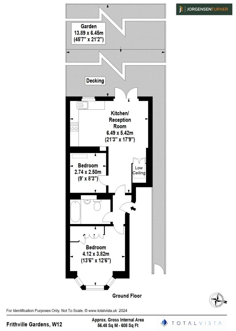 Floorplan for Frithville Gardens, Shepherds Bush, W12