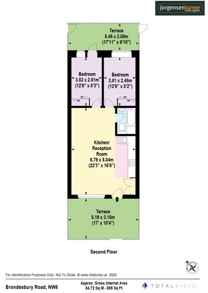 Floorplan for Brondesbury Road, NW6