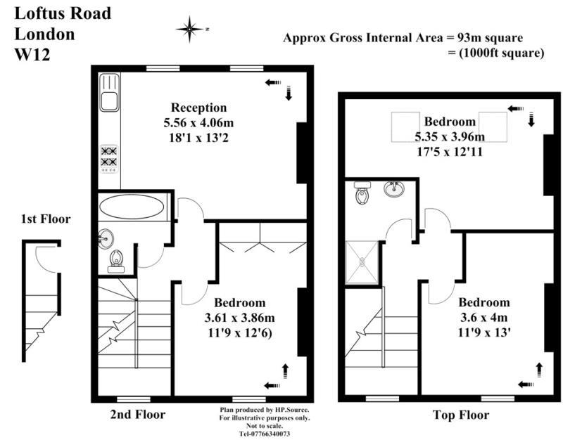 Floorplan for Loftus Road, Shepherds Bush, W12