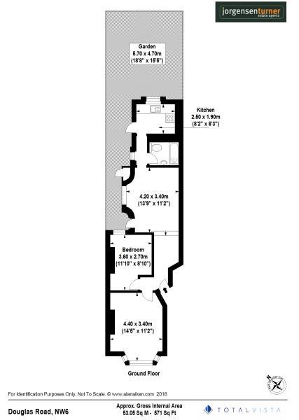 Floorplan for Douglas Road, Queens Park