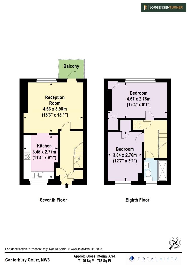 Floorplan for Canterbury Court, Kilburn Park, NW6