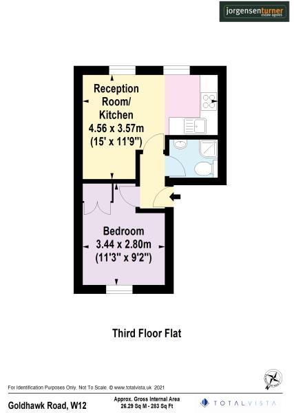 Floorplan for Goldhawk Road, Shepherds Bush, W12