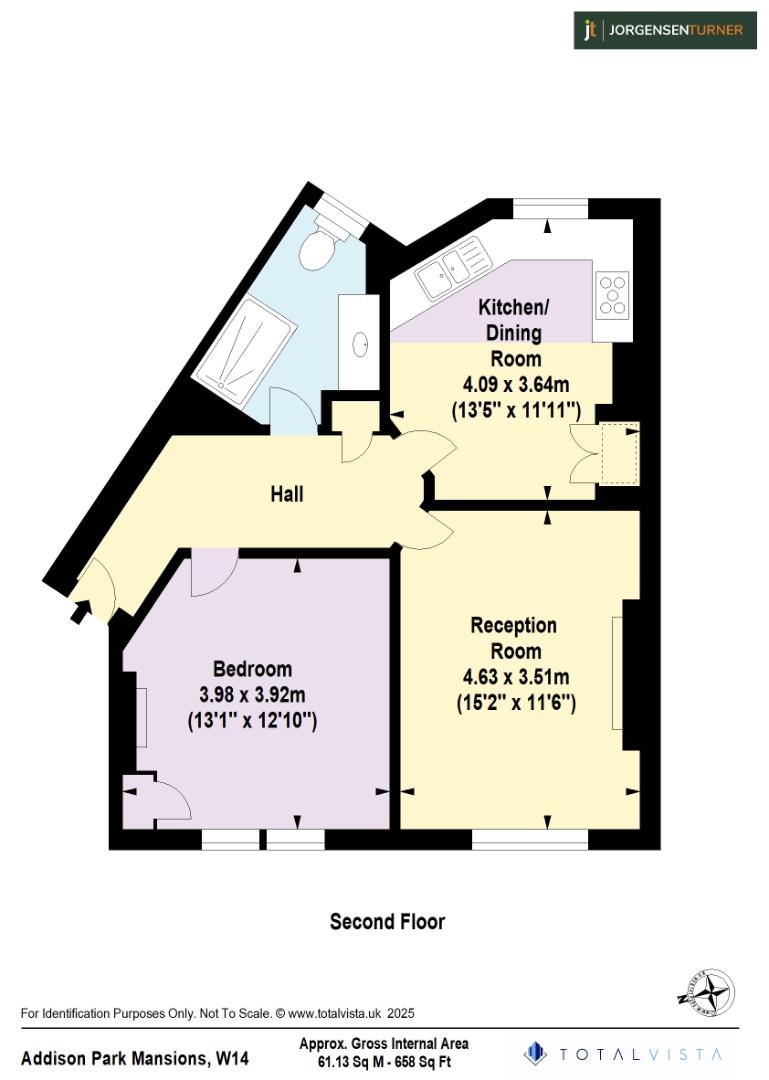 Floorplan for Richmond Way, Brook Green, W14