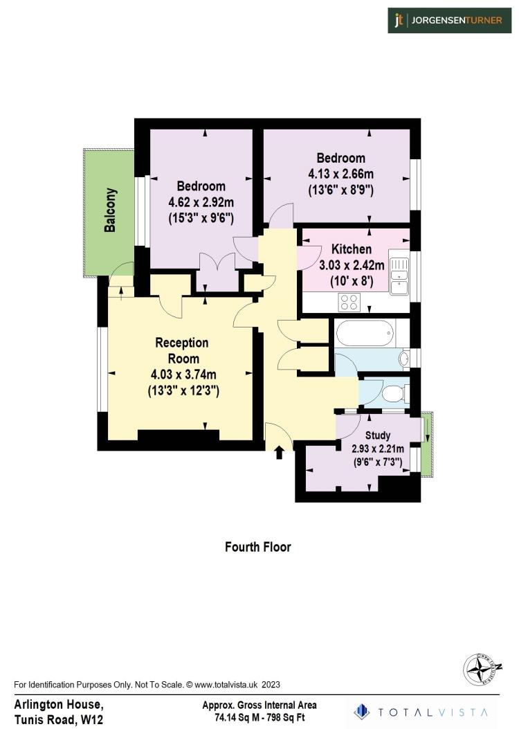 Floorplan for Tunis Road, Shepherds Bush, W12