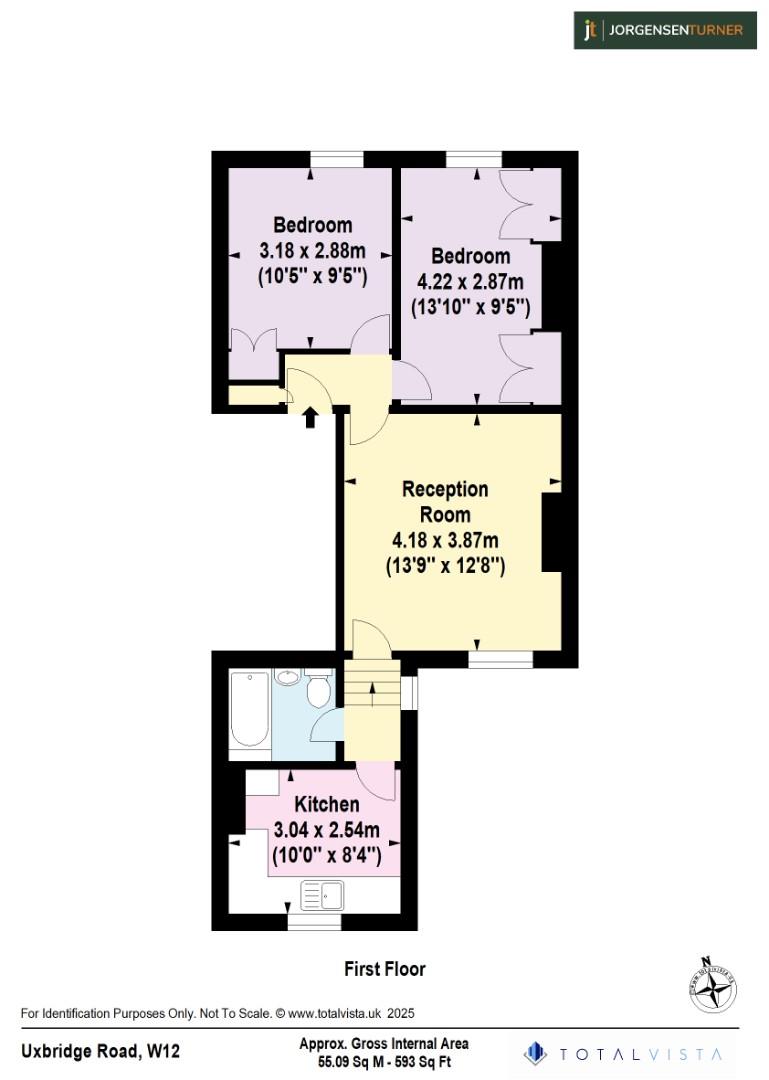 Floorplan for Uxbridge Road, Shepherds Bush, W12