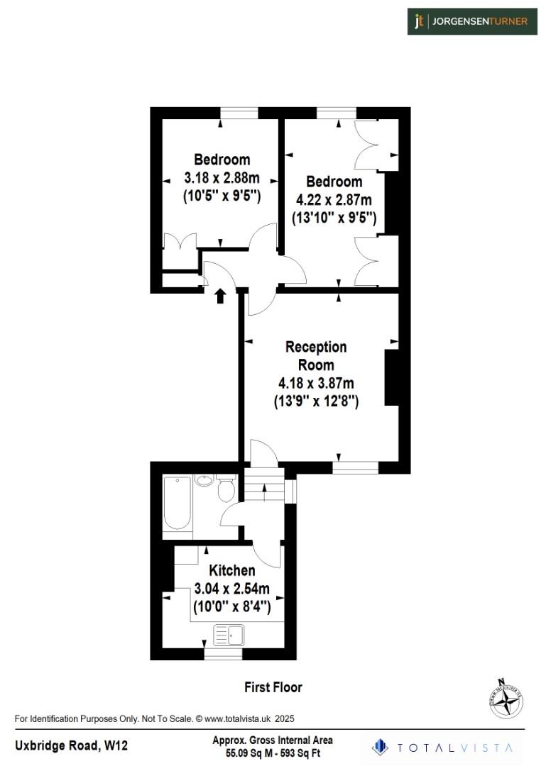 Floorplan for Uxbridge Road, Shepherds Bush, W12