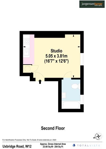 Floorplan for Uxbridge Road, Shepherds Bush, W12