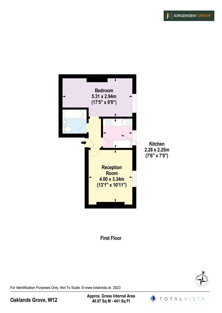 Floorplan for Oaklands Grove, Shepherds Bush, W12