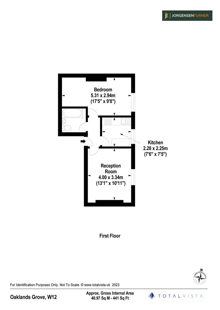 Floorplan for Oaklands Grove, Shepherds Bush, W12