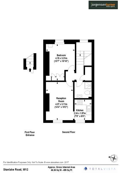Floorplan for Stanlake Road, Shepherds Bush, W12