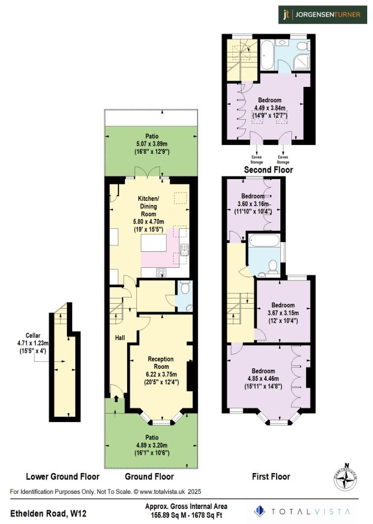 Floorplan for Ethelden Road, Shepherds Bush, W12