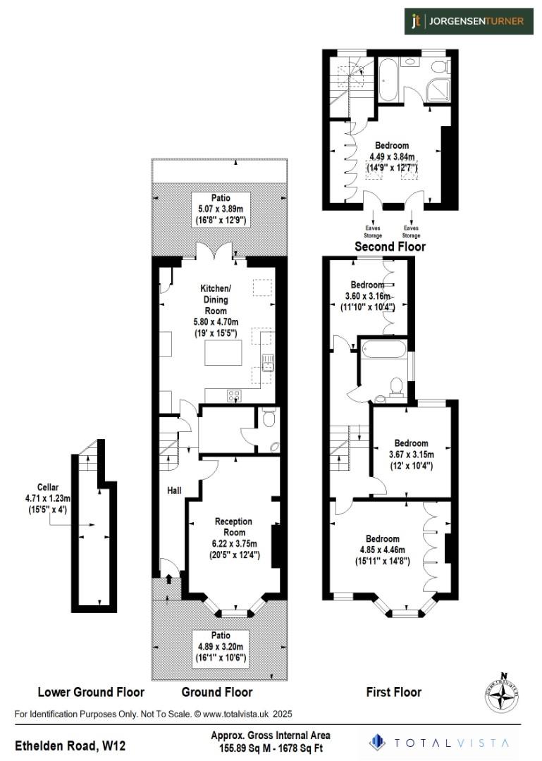 Floorplan for Ethelden Road, Shepherds Bush, W12