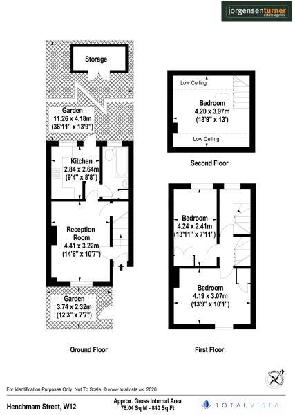 Floorplan for Henchman Street, East Acton, W12
