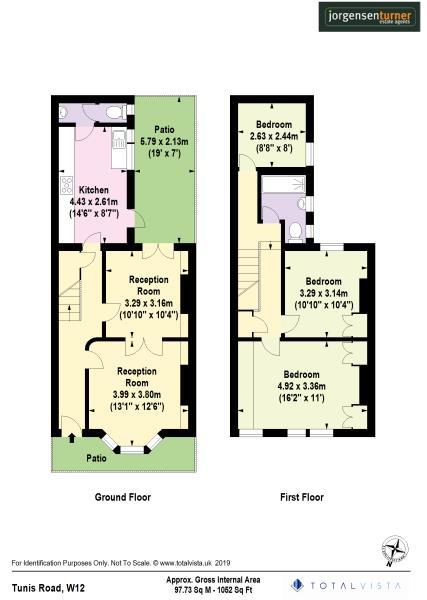 Floorplan for Tunis Road, Shepherds Bush, W12