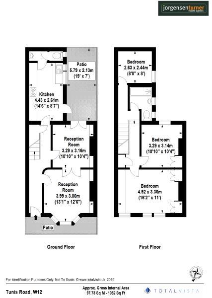 Floorplan for Tunis Road, Shepherds Bush, W12