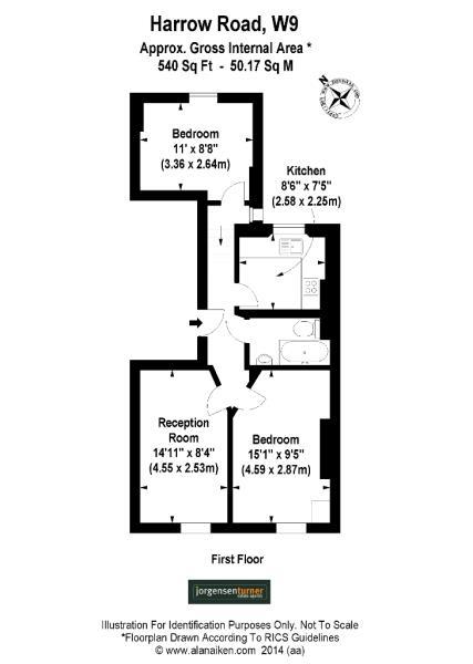 Floorplan for Harrow Road, Westbourne Park, London