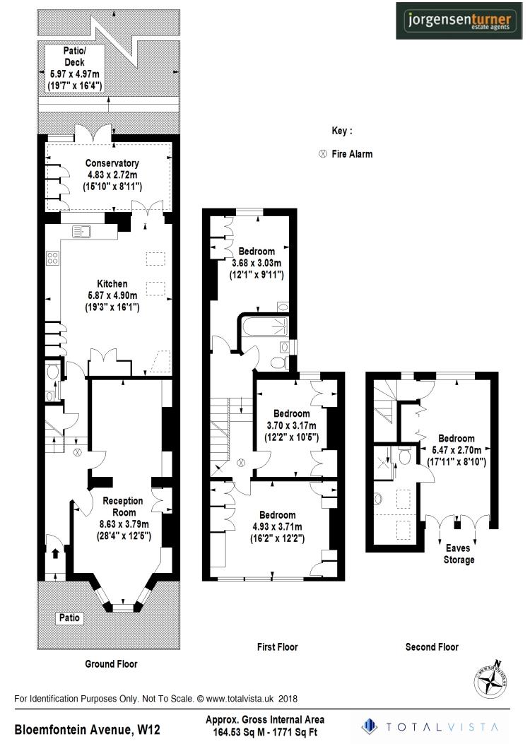 Floorplan for Bloemfontein Avenue, Shepherds Bush, W12