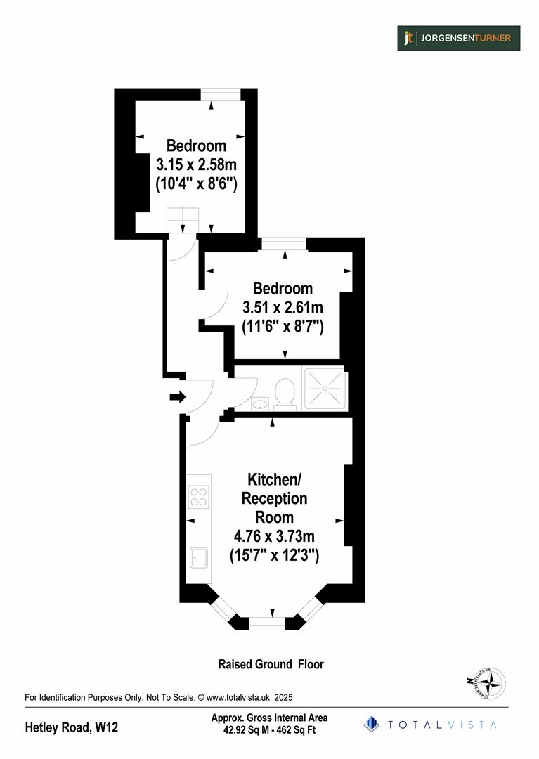Floorplan for Hetley Road, Shepherds Bush, W12
