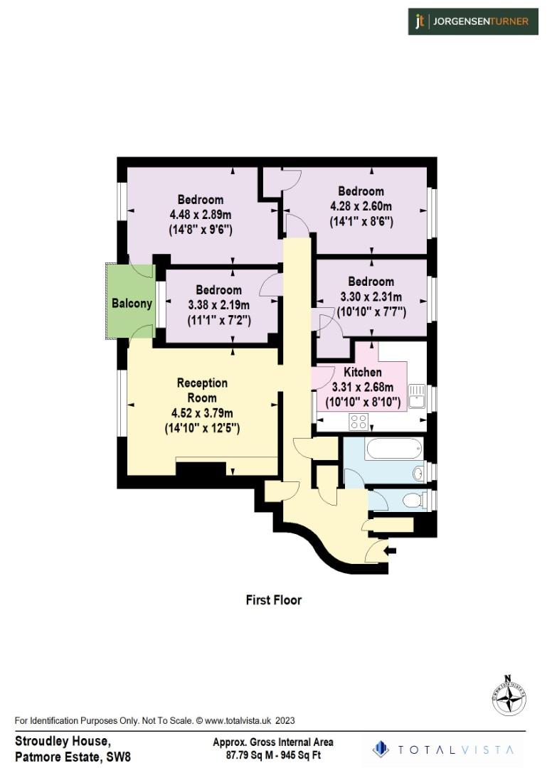 Floorplan for Stroudley House, SW8