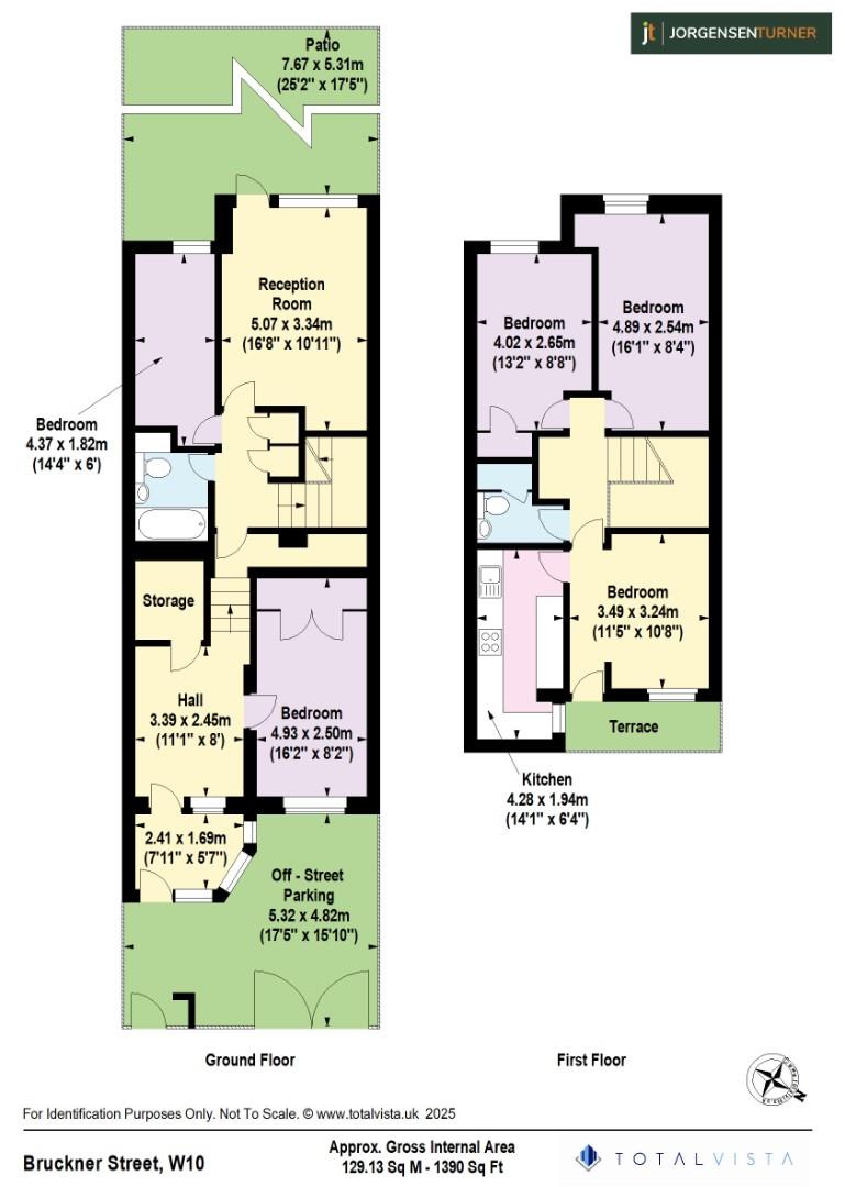 Floorplan for Bruckner Street, Queens Park, W10