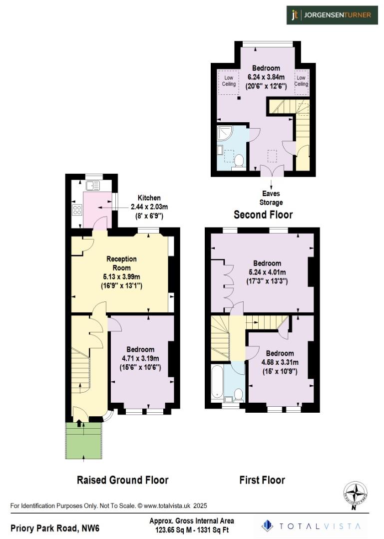 Floorplan for Priory Park Road, Queens Park, London