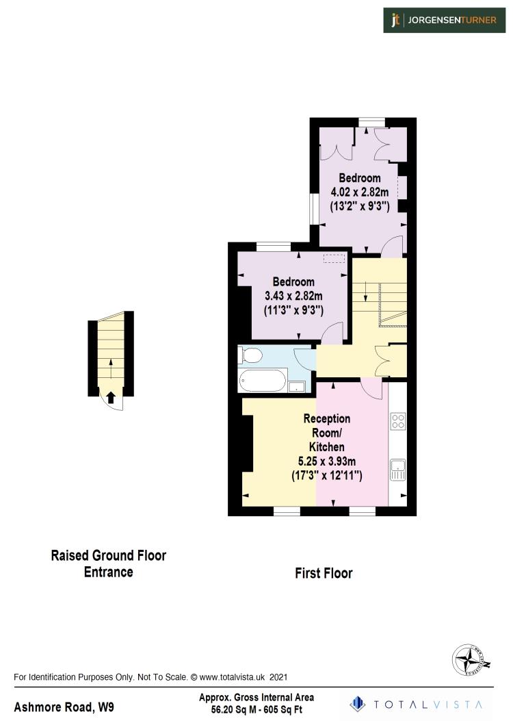 Floorplan for Ashmore Road, Maida Vale, W9