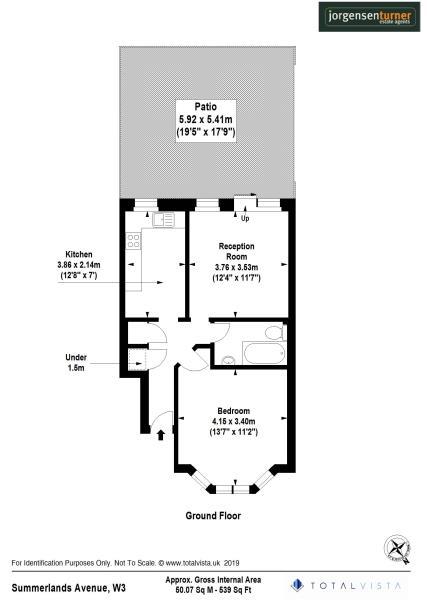 Floorplan for Summerlands Avenue, Acton, W3