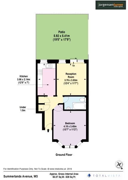 Floorplan for Summerlands Avenue, Acton, W3