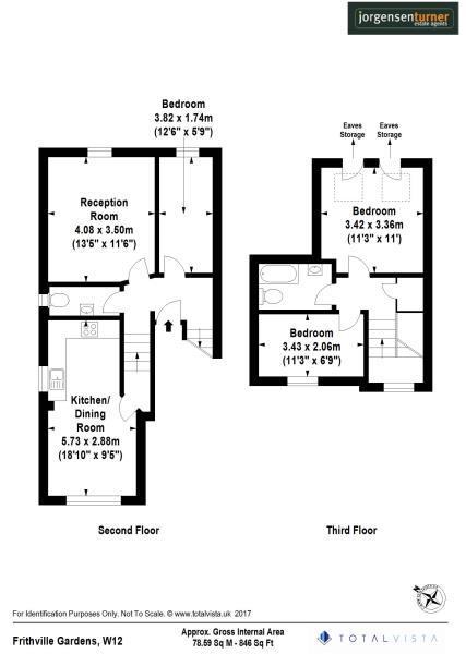 Floorplan for Frithville Gardens, Shepherds Bush, London, W12