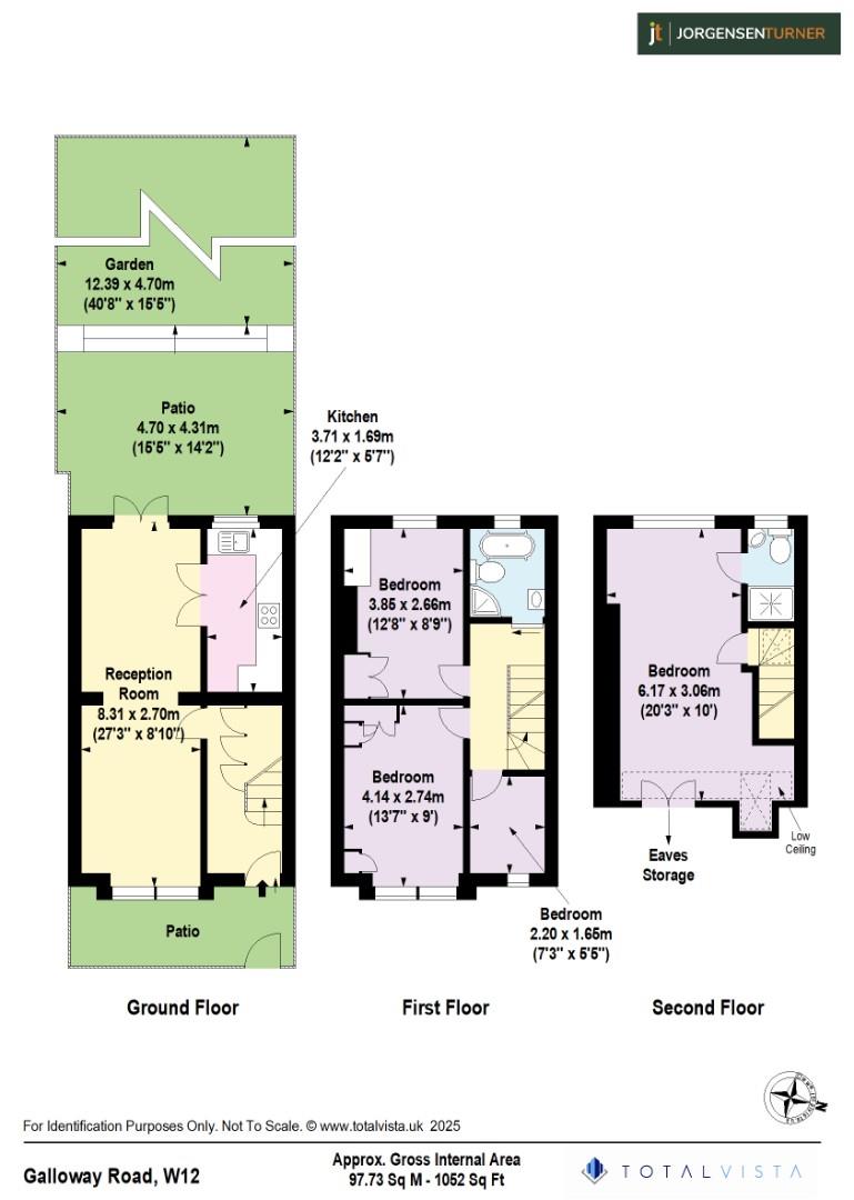 Floorplan for Richmond Way, Brook Green London