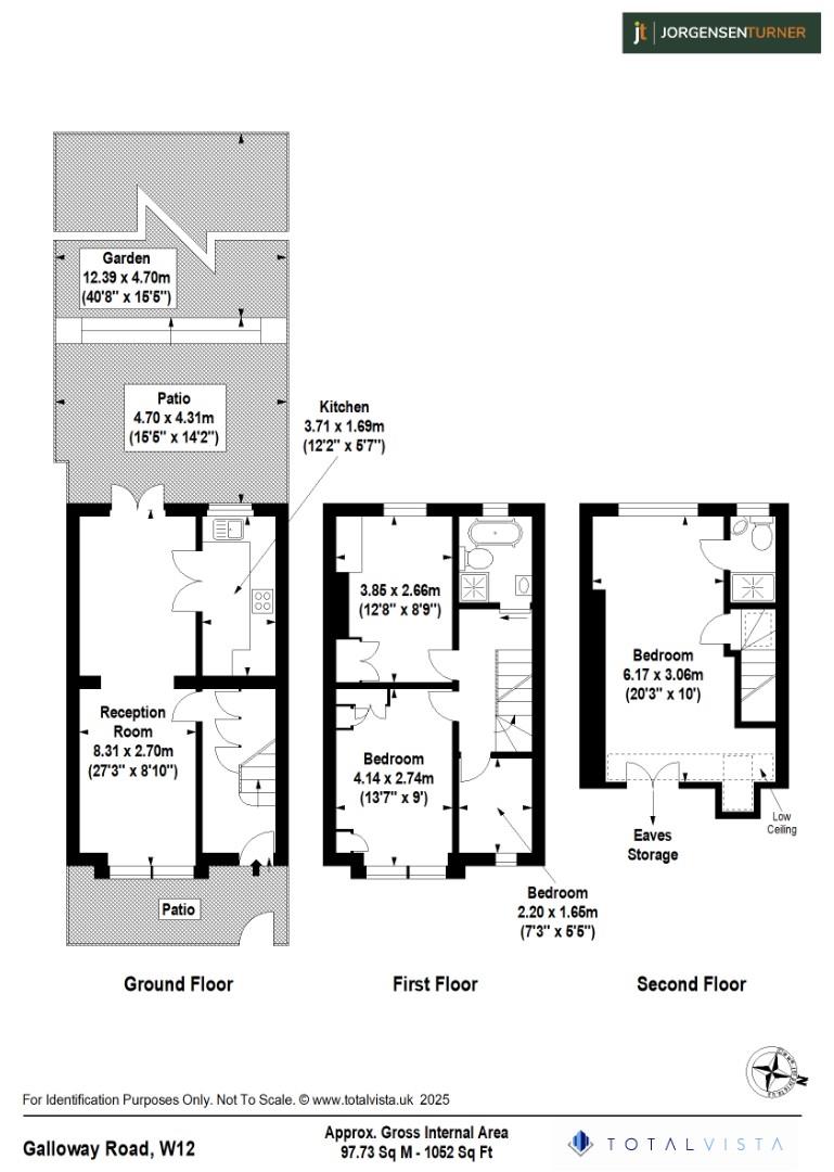 Floorplan for Richmond Way, Brook Green London