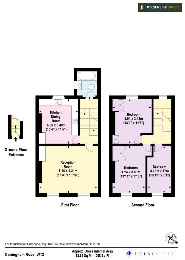 Floorplan for Coningham Road, Shepherds Bush, London, W12