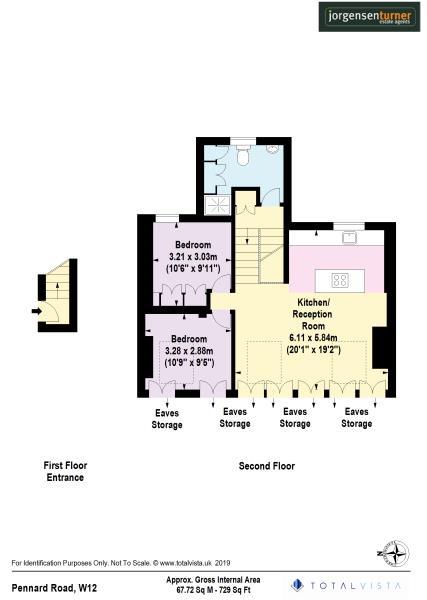 Floorplan for Pennard Road, Shepherds Bush, London, W12