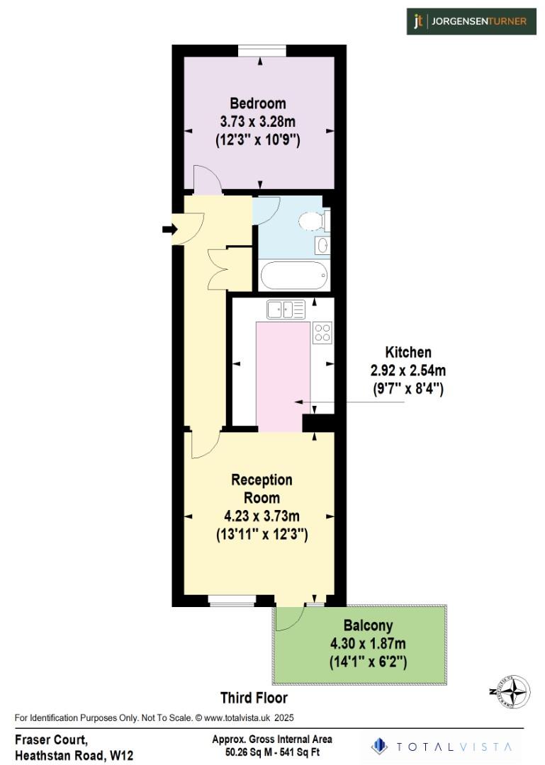 Floorplan for Fraser Court, Shepherds Bush, London, W12