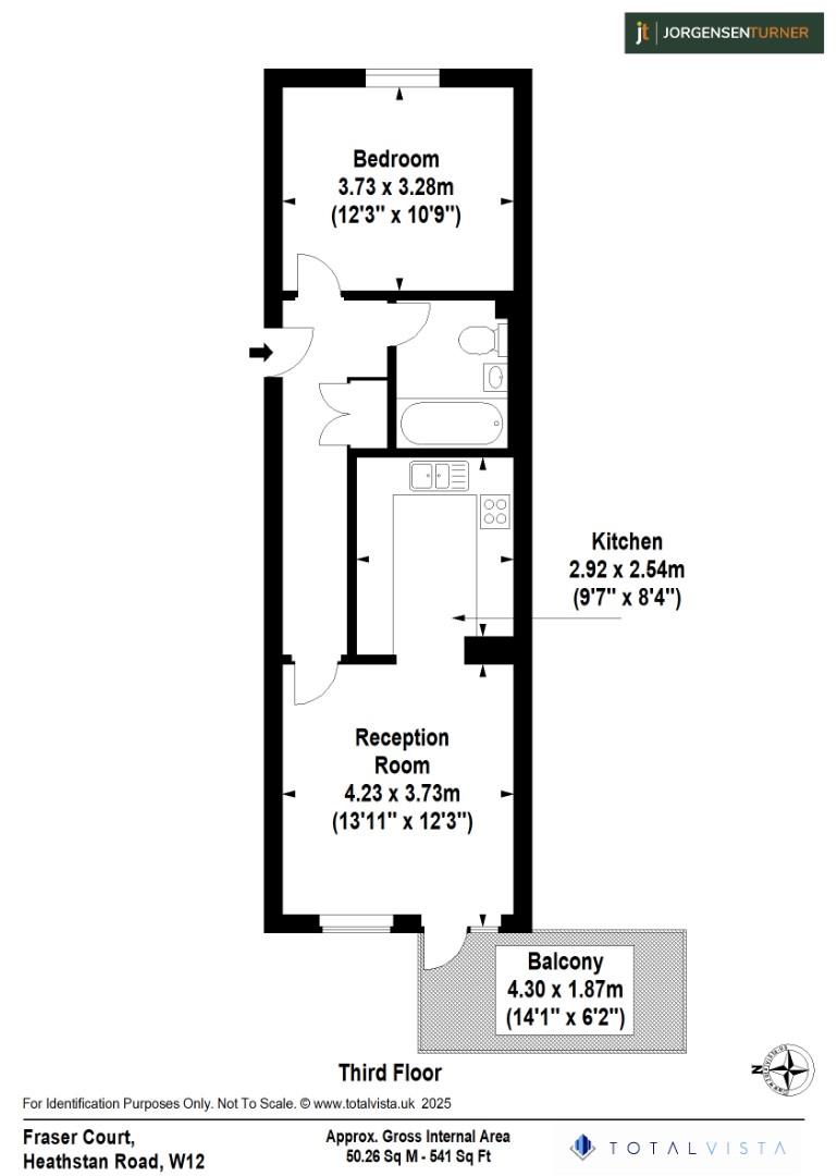 Floorplan for Fraser Court, Shepherds Bush, London, W12