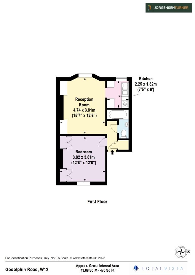 Floorplan for Godolphin Road, Shepherds Bush, London, W12 8JN, UK