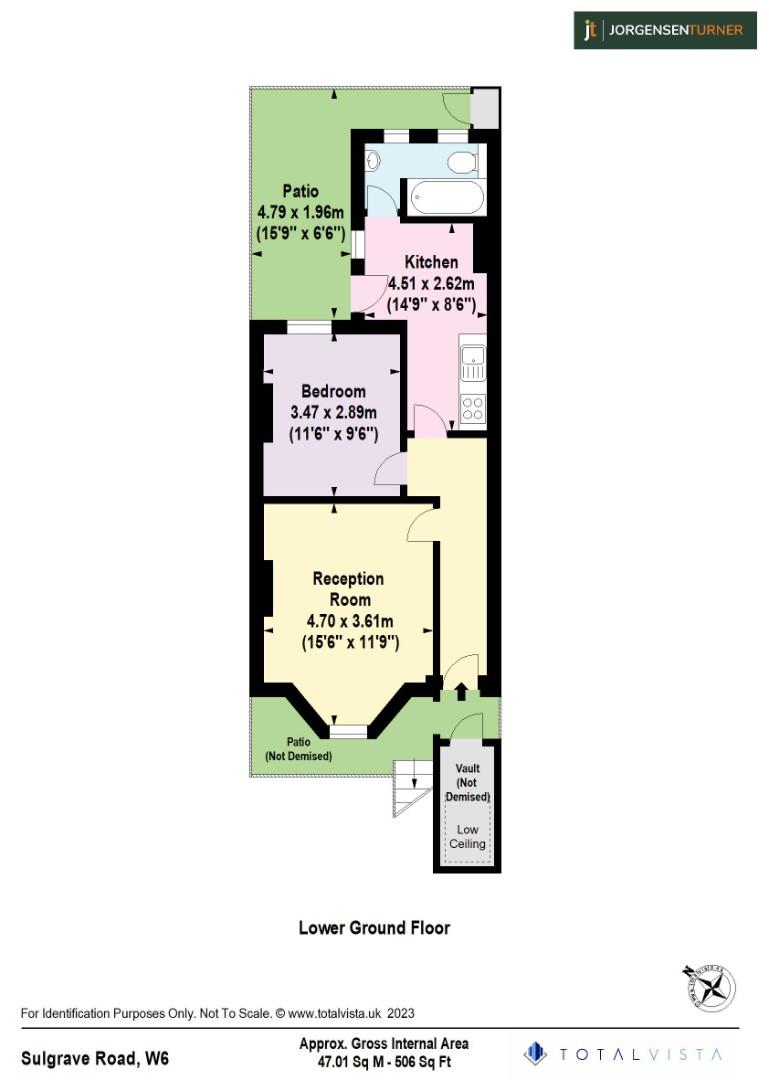Floorplan for Sulgrave Road, London