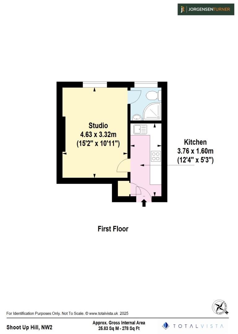 Floorplan for Shoot Up Hill, London