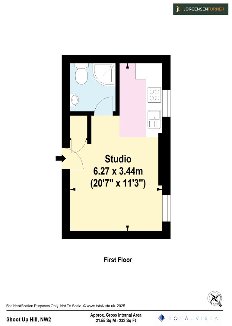 Floorplan for Shoot Up Hill, London