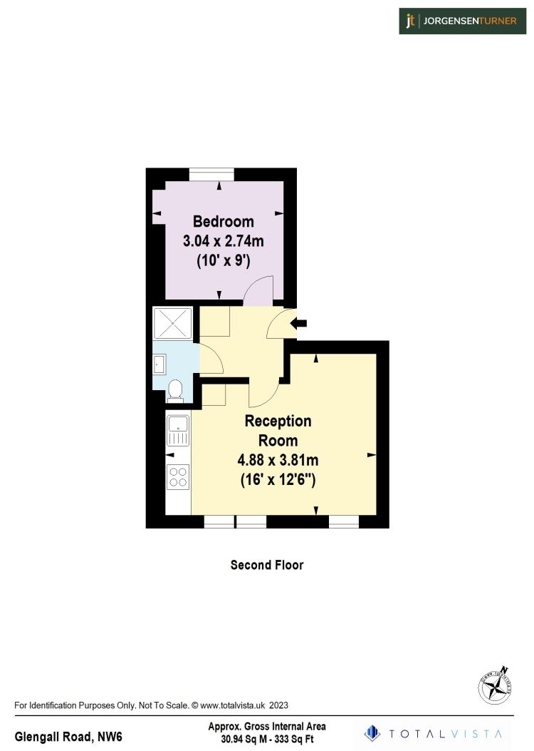 Floorplan for Glengall Road, London