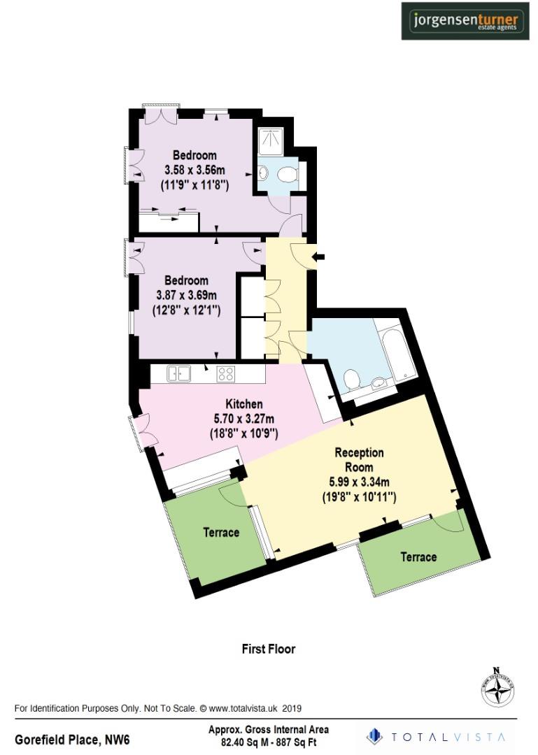 Floorplan for Gorefield Place Kilburn Park, London