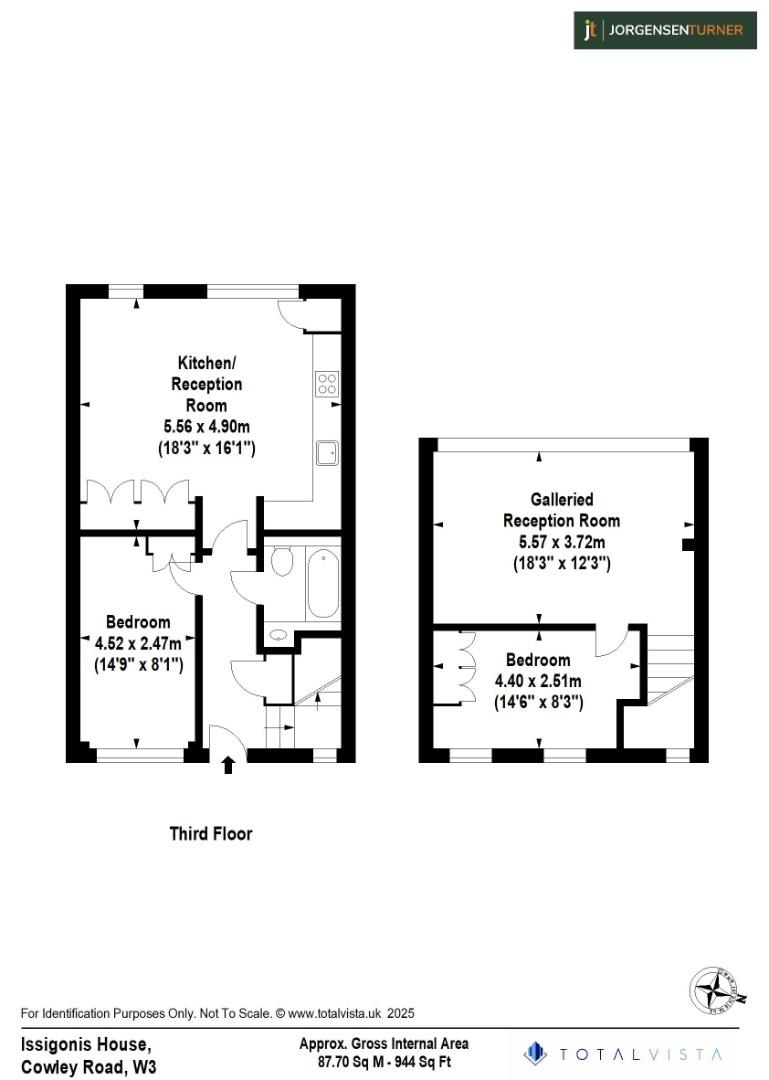 Floorplan for Issigonis House, Cowley Road, Acton, W3