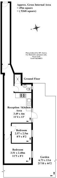 Floorplan for Horn Lane, Acton, London, W3