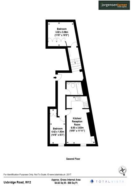 Floorplan for Uxbridge Road, Shepherds Bush, W12