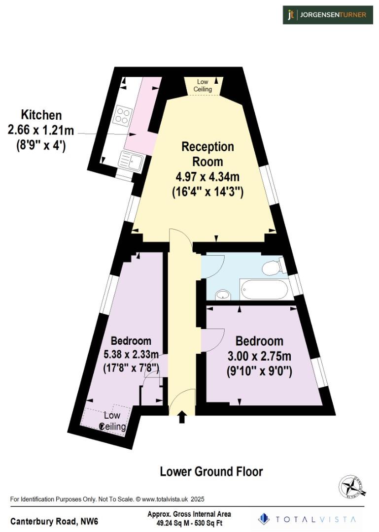 Floorplan for Canterbury Road, North Maida Vale