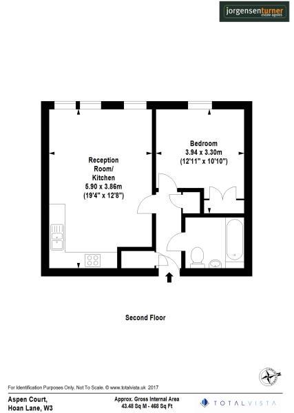 Floorplan for Aspen Court, Horn Lane, London, W3
